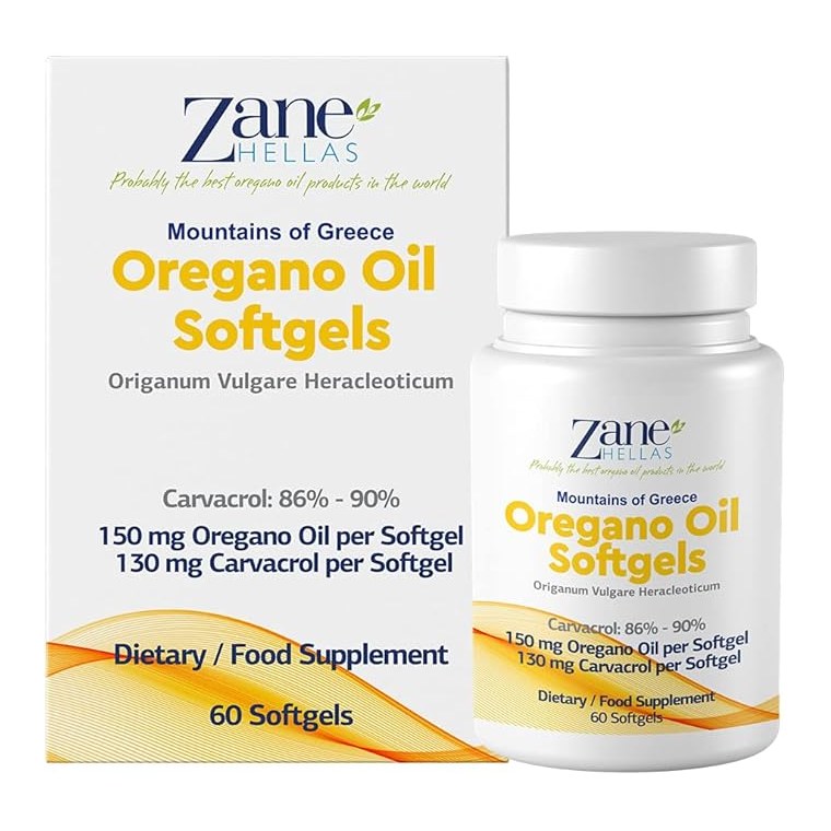 Zane Hellas Oregano Oil Softgels
